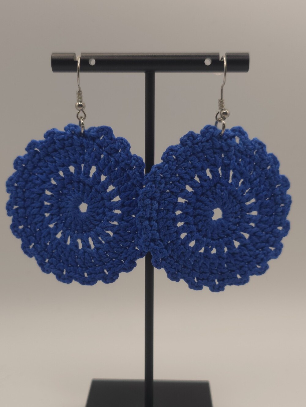 Hand Crafted Boho Crochet Earrings - Picture 2 of 3